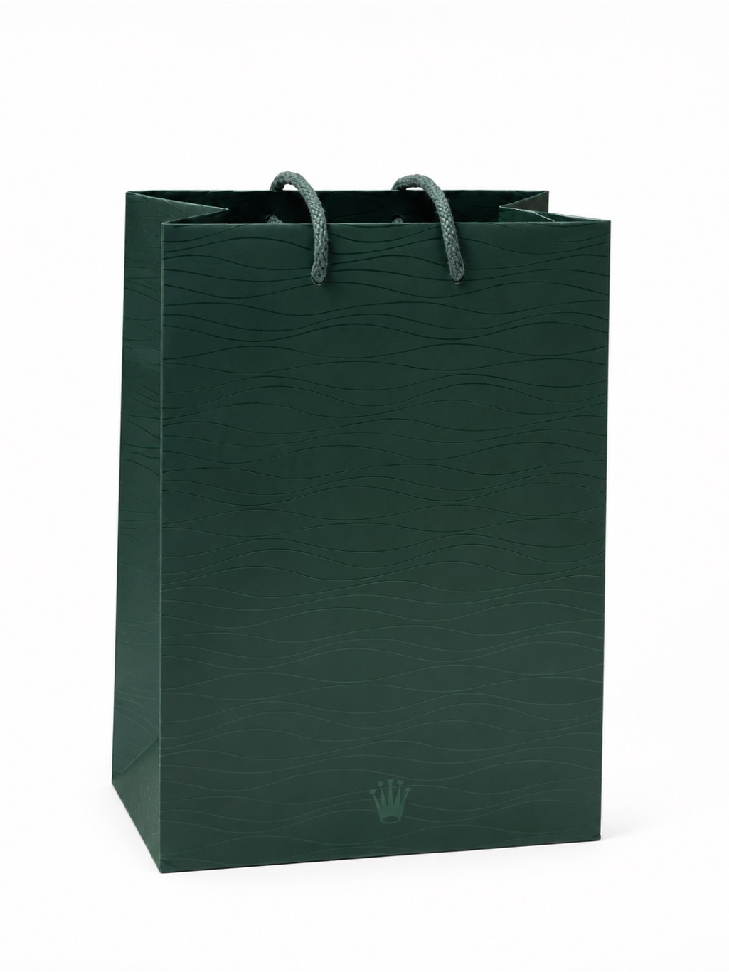 Rolex Green Luxury Shopping Bag